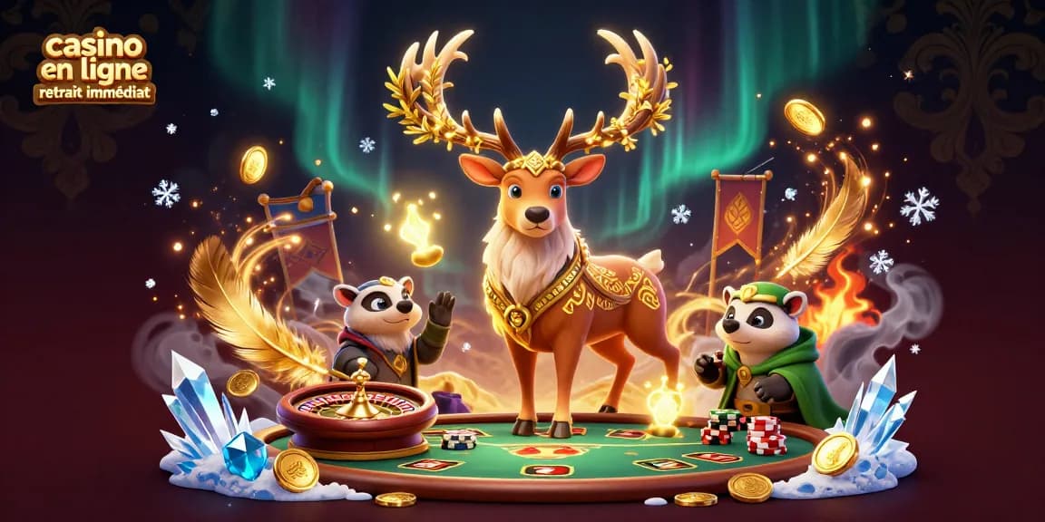 Jouez sur un casino en ligne retrait immédiat avec des gains instantanés et des jeux de poker captivants.