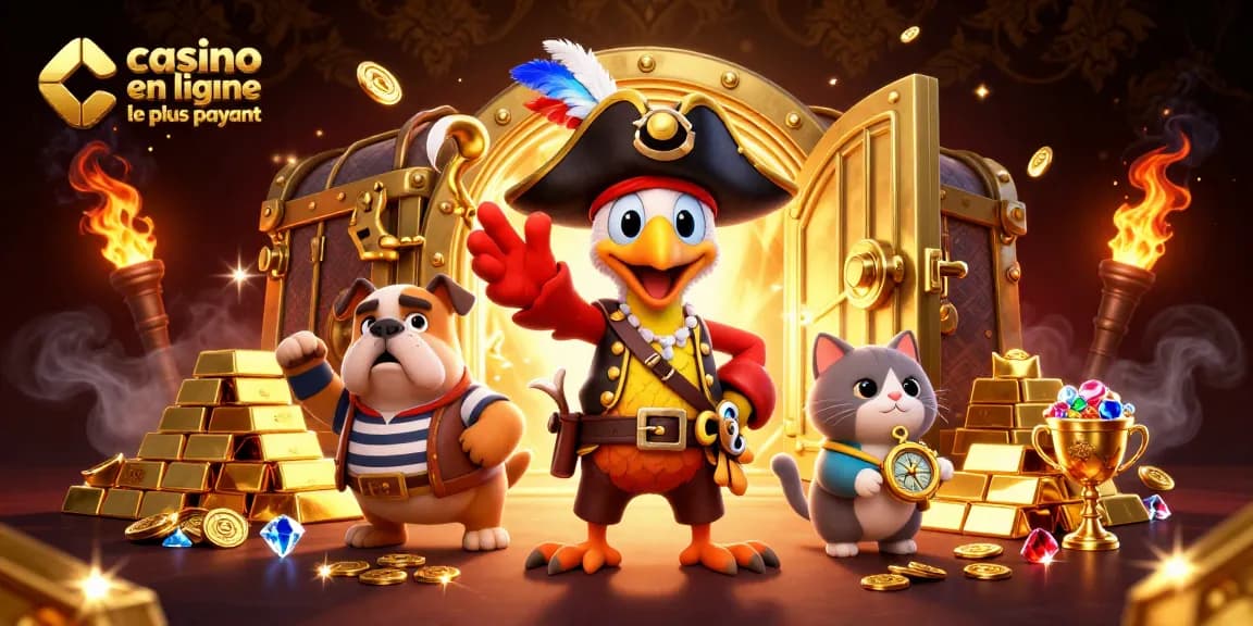 Casino en ligne le plus payant avec des pirates, des trésors et une ambiance dynamique