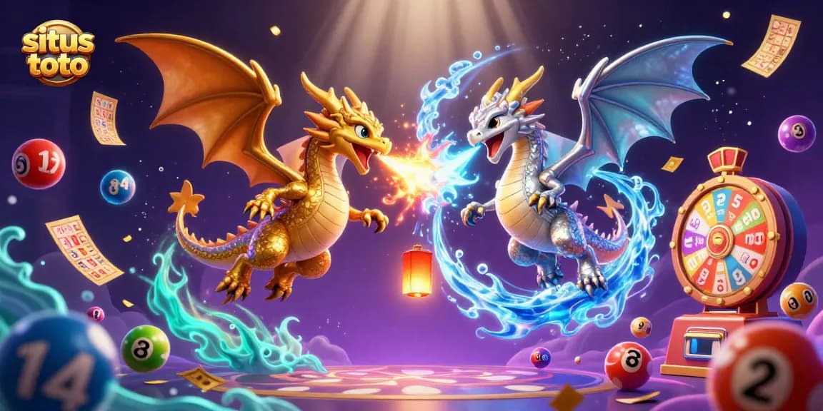 Experience thrilling gameplay on situs toto with vibrant lottery balls and dynamic casino elements.