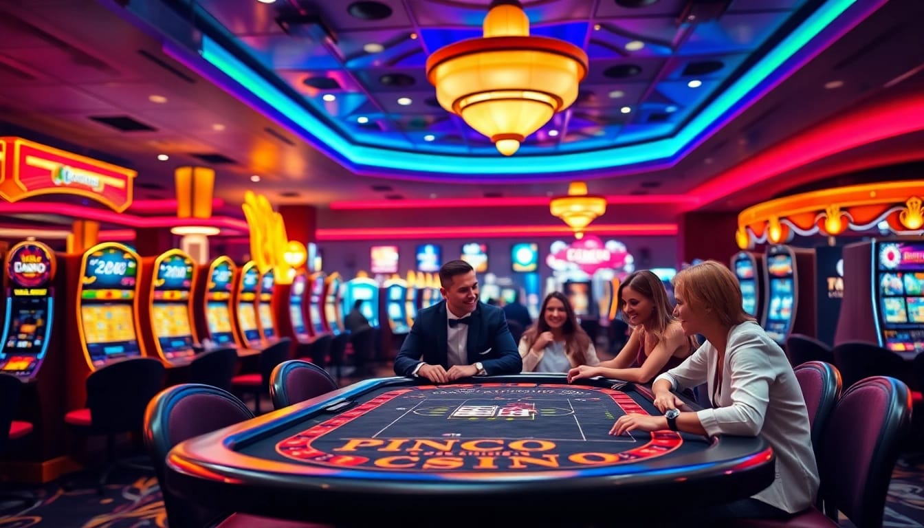 Pinco Casino xususi teklifer ilə dolu enerjili kazino mühiti təqdim olunur.