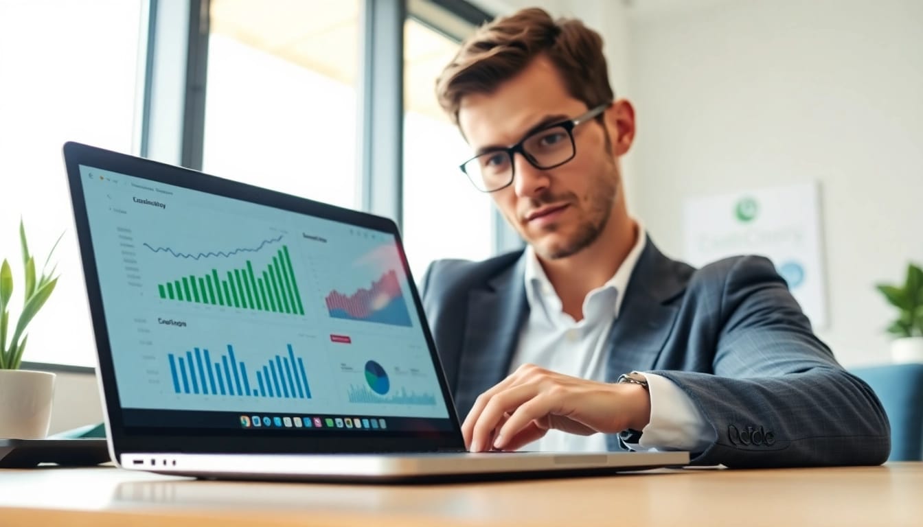 Discover the benefits of a LinkedIn data extraction tool with an expert analyzing data insights.