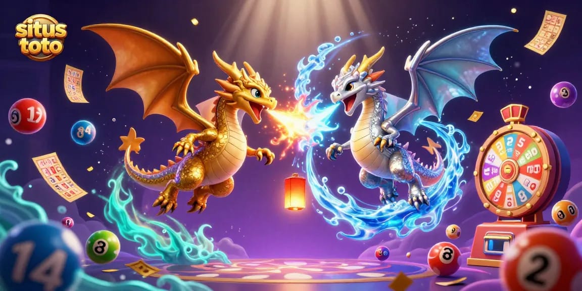 Experience thrilling gameplay on situs toto with vibrant lottery balls and dynamic casino elements.