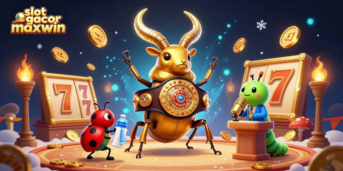 Spin your way to victory with slot gacor maxwin in a dynamic casino battle scene featuring vibrant characters.