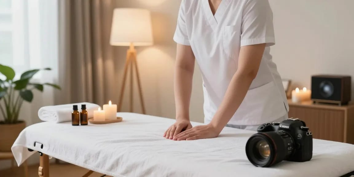 서대문출장마사지 편안한 분위기의 마사지 치료 장면