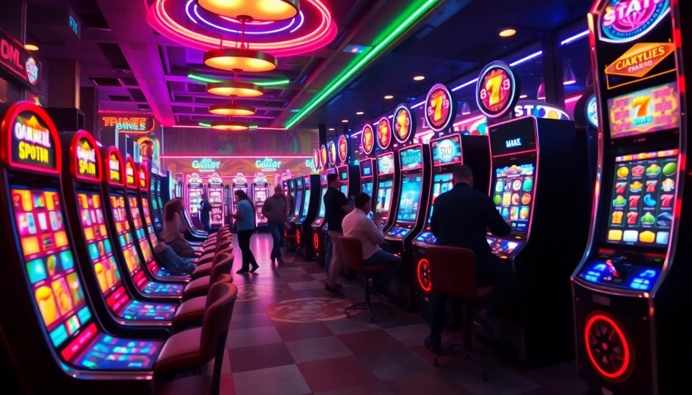 Pemain bersemangat bermain ondel4d slot di lingkungan permainan yang menarik.