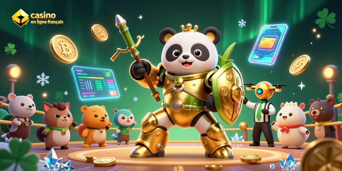 Réaliser des gains dans un casino en ligne français avec une illustration dynamique et des éléments de jeu captivants.