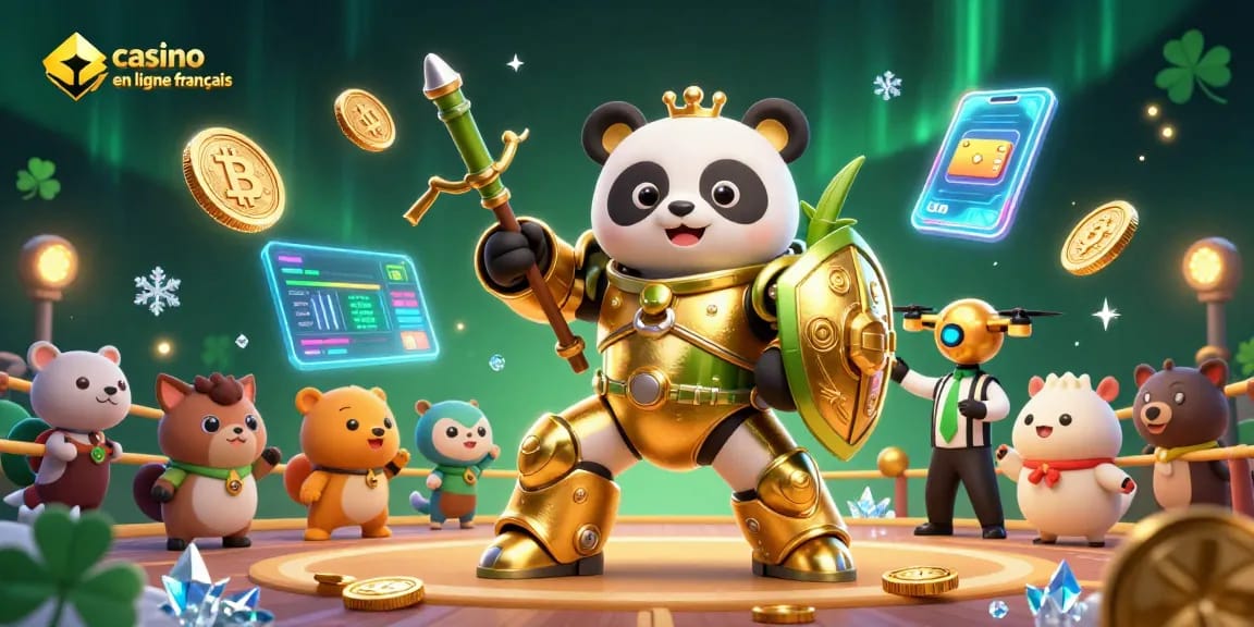 Réaliser des gains dans un casino en ligne français avec une illustration dynamique et des éléments de jeu captivants.