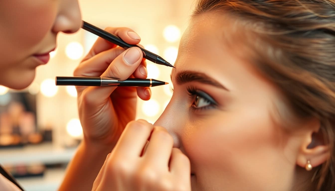 Enhance your eyebrows with a precision brow pen for a flawless look.