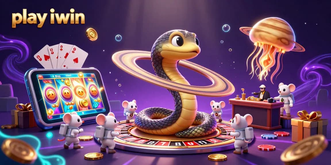 Engage in thrilling action as you play iwin with animated cosmic characters and vibrant casino elements.