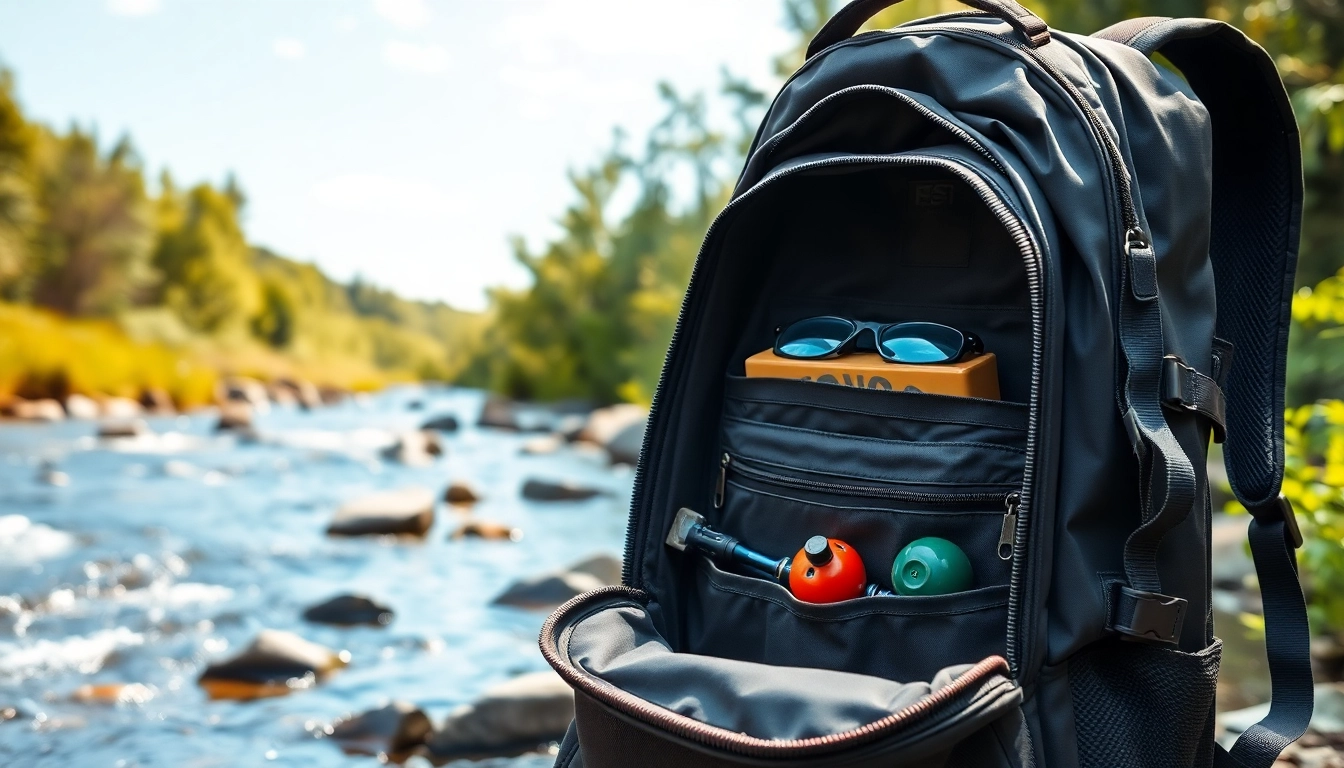 Secure your gear with a Fly fishing backpack designed for waterproof performance and comfort.