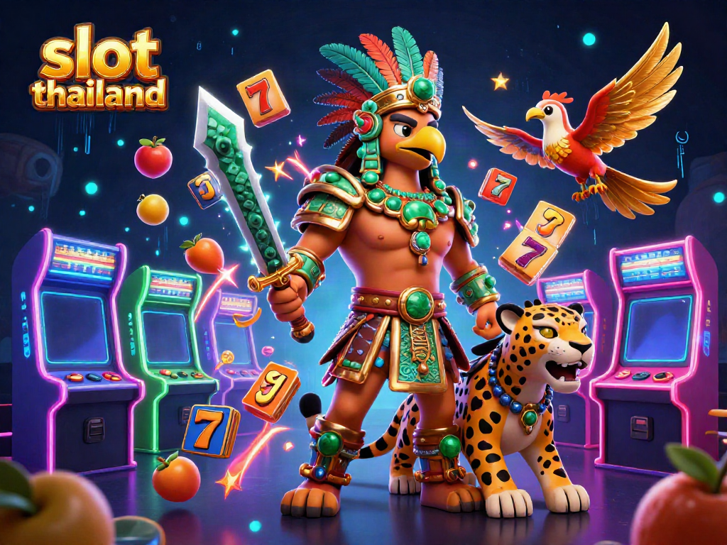 Experience the thrill of slot thailand with vibrant games, jackpots, and dynamic characters in a casino setting.