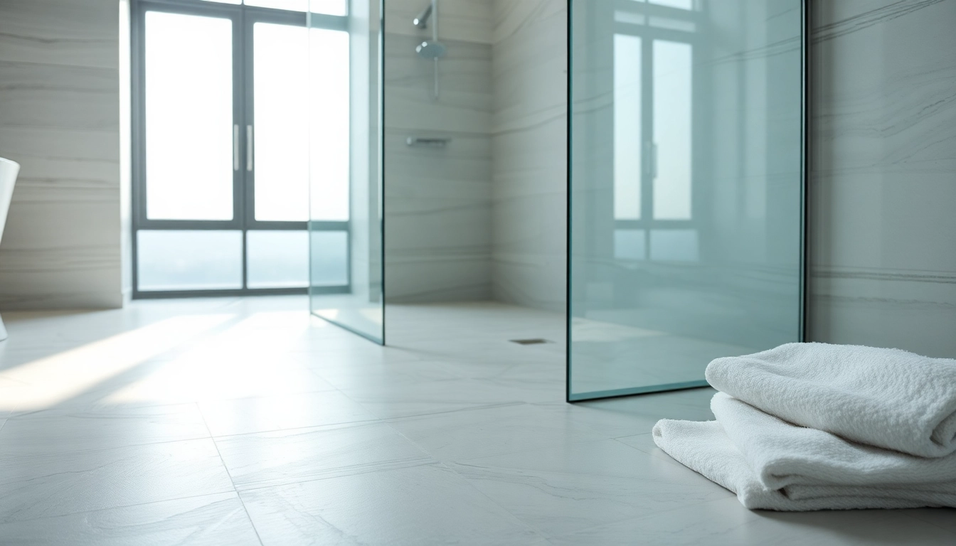 Enhance your bathroom with a modern shower UK, showcasing sleek design and elegant details.