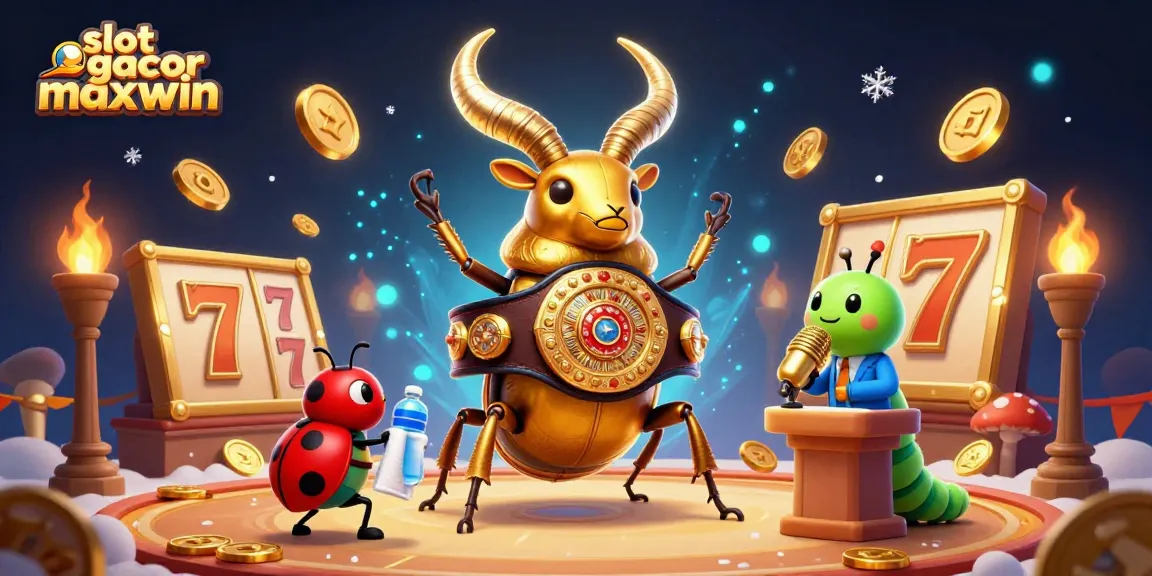 Spin your way to victory with slot gacor maxwin in a dynamic casino battle scene featuring vibrant characters.
