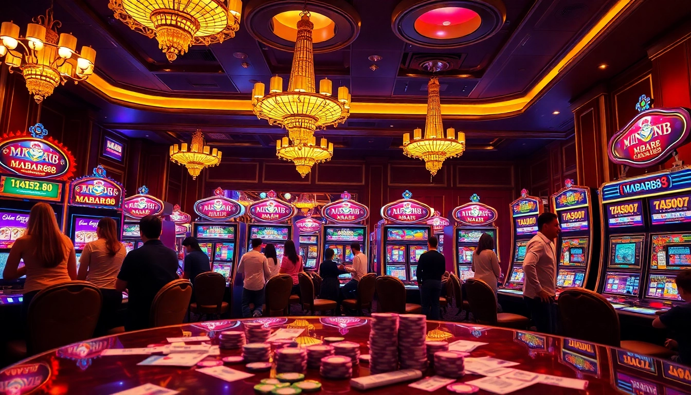 Pemain menikmati mesin slot yang semarak di MABAR88, platform judi online terkemuka.