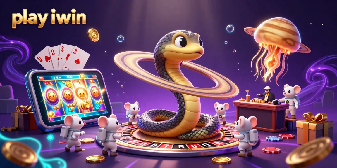 Engage in thrilling action as you play iwin with animated cosmic characters and vibrant casino elements.