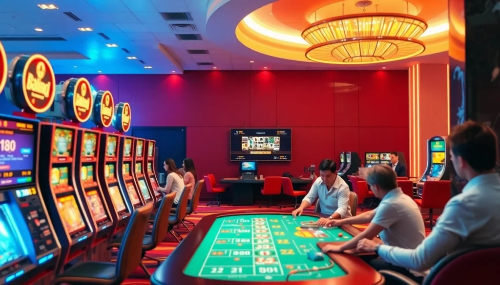Experience the excitement of gambling online at http://hm88.blue/ with a vibrant casino atmosphere.