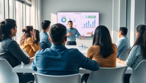 Engage in a transformative business coaching service session for entrepreneurs.