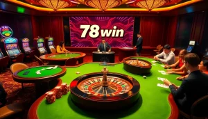 Experience the excitement of 78win with vibrant casino games and thrilling betting options.