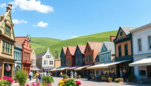 Experience the charm of Clarksburg through its lively downtown and historic architecture.