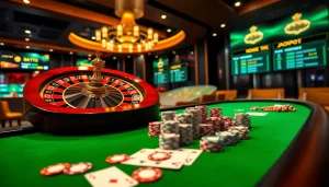 Experience the thrill of gambling at uu88.casa with luxurious poker and roulette tables.
