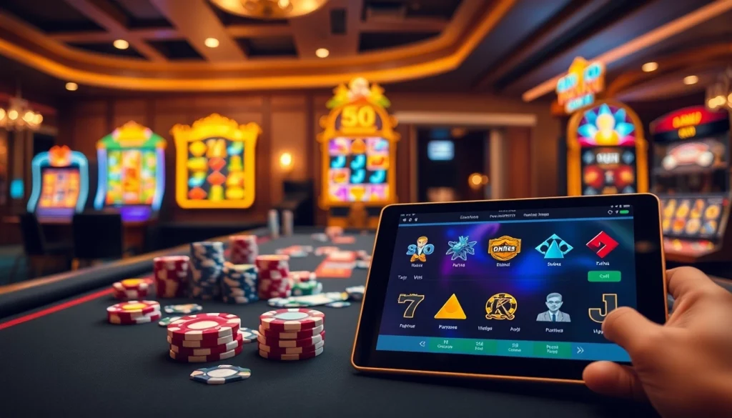 Experience excitement with link alternatif onicplay at a vibrant casino table filled with colorful gaming elements.