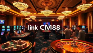Play games at CM88 and enjoy an exciting casino atmosphere with vibrant tables and thrilling experiences.
