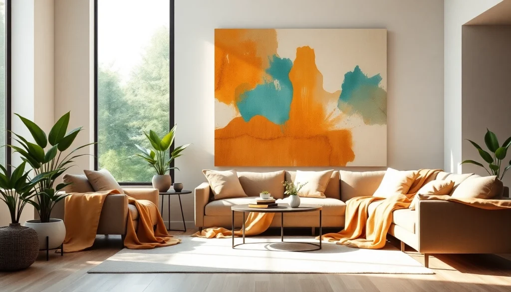 Verken moderne canvas stoffen in een sfeervolle kamer met stijlvolle decoraties.