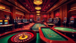 Vivez l'excitation d'un casino en ligne France avec des joueurs profitant de jeux à enjeux élevés et de luxe.