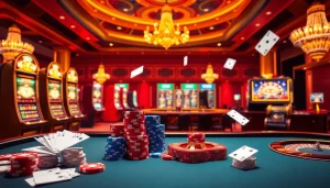 Participez à une expérience de casino en ligne Français passionnante avec des machines à sous vibrantes et des tables élégantes.
