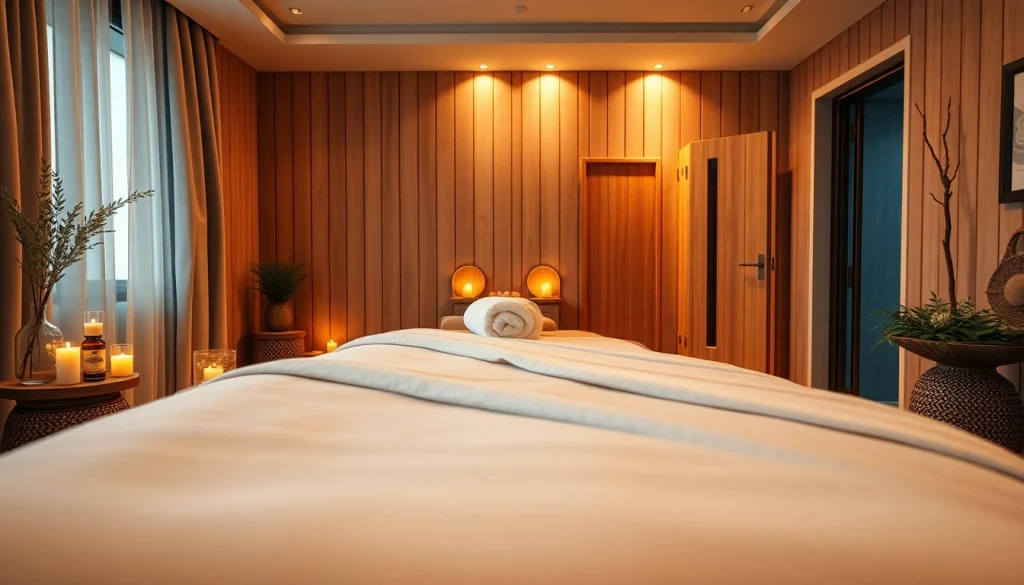 편안한 분위기와 전통 요소가 어우러진 러시아출장안마를 위한 휴식 설정.
