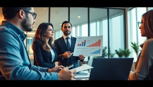 VAT Services in UAE consultation scene with professionals discussing tax solutions