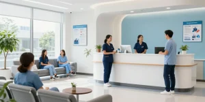 Hair transplant Turkey price discussions in a professional healthcare clinic setting, emphasizing medical services and patient care.